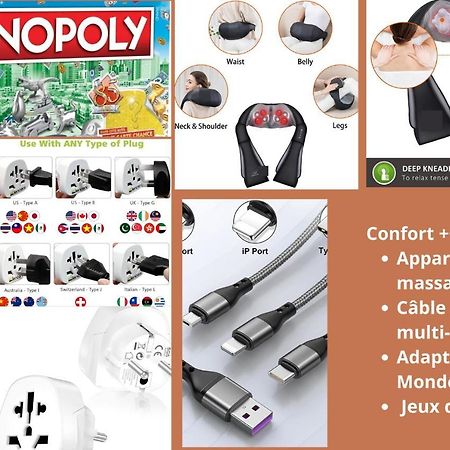 Mona Lisa : Superbe Loft Centre Ville - Parking Gratuit - Wifi Ultra Rapide-Appareil Massage-Netflix-Jeu Societe トロワ エクステリア 写真